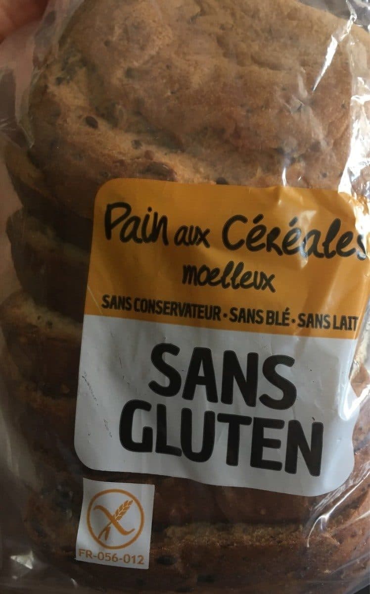 Open Food Facts Pain aux céréales moelleux sans gluten packshot