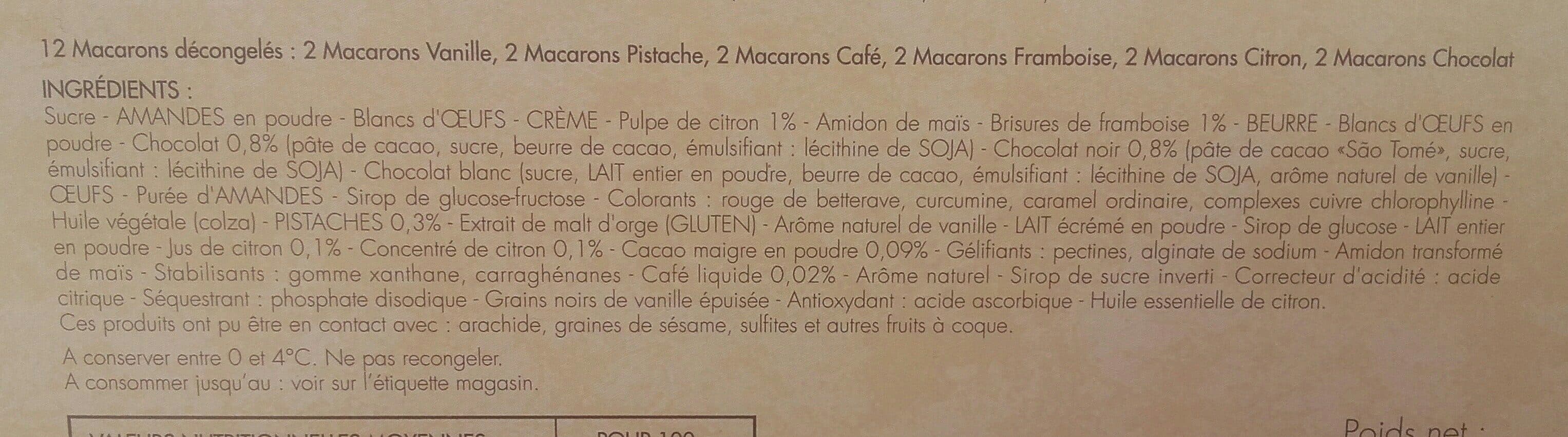 Open Food Facts Mini macarons packshot
