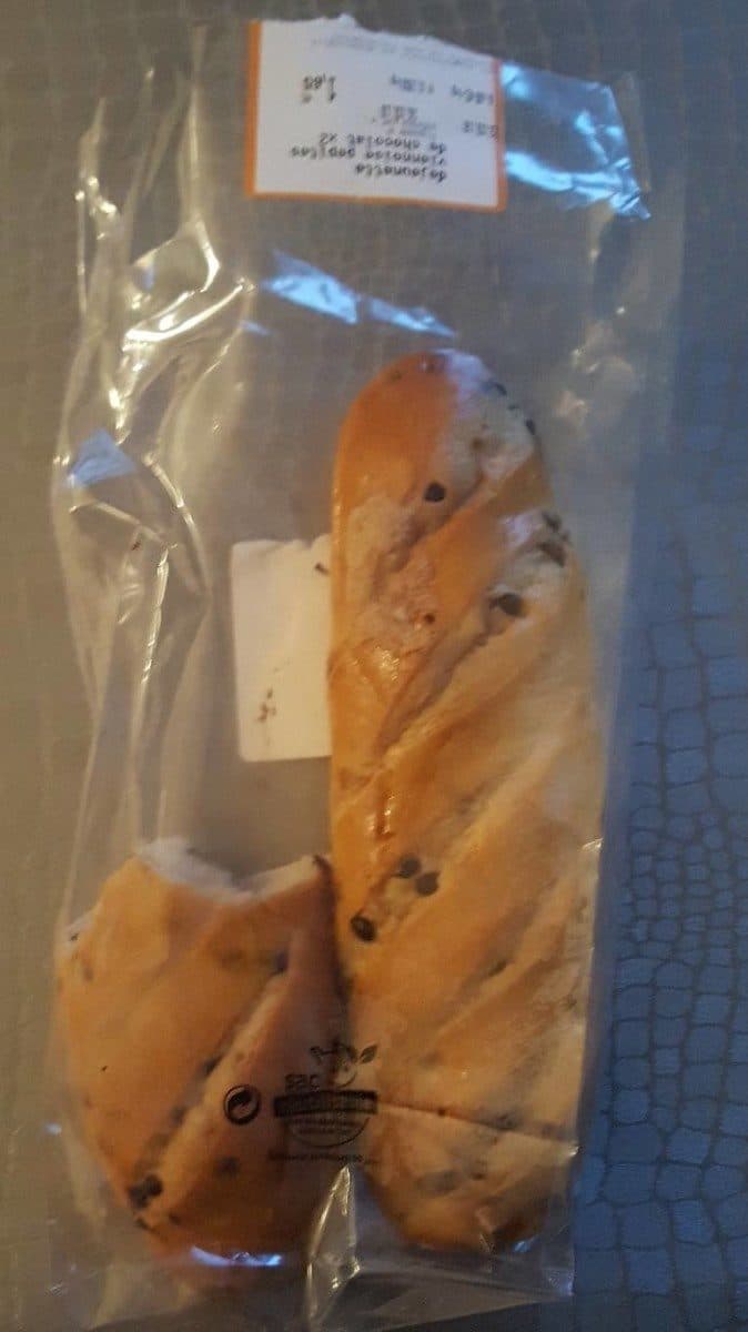 Open Food Facts Dejeunette viennoise pepites de chocolat x2 packshot