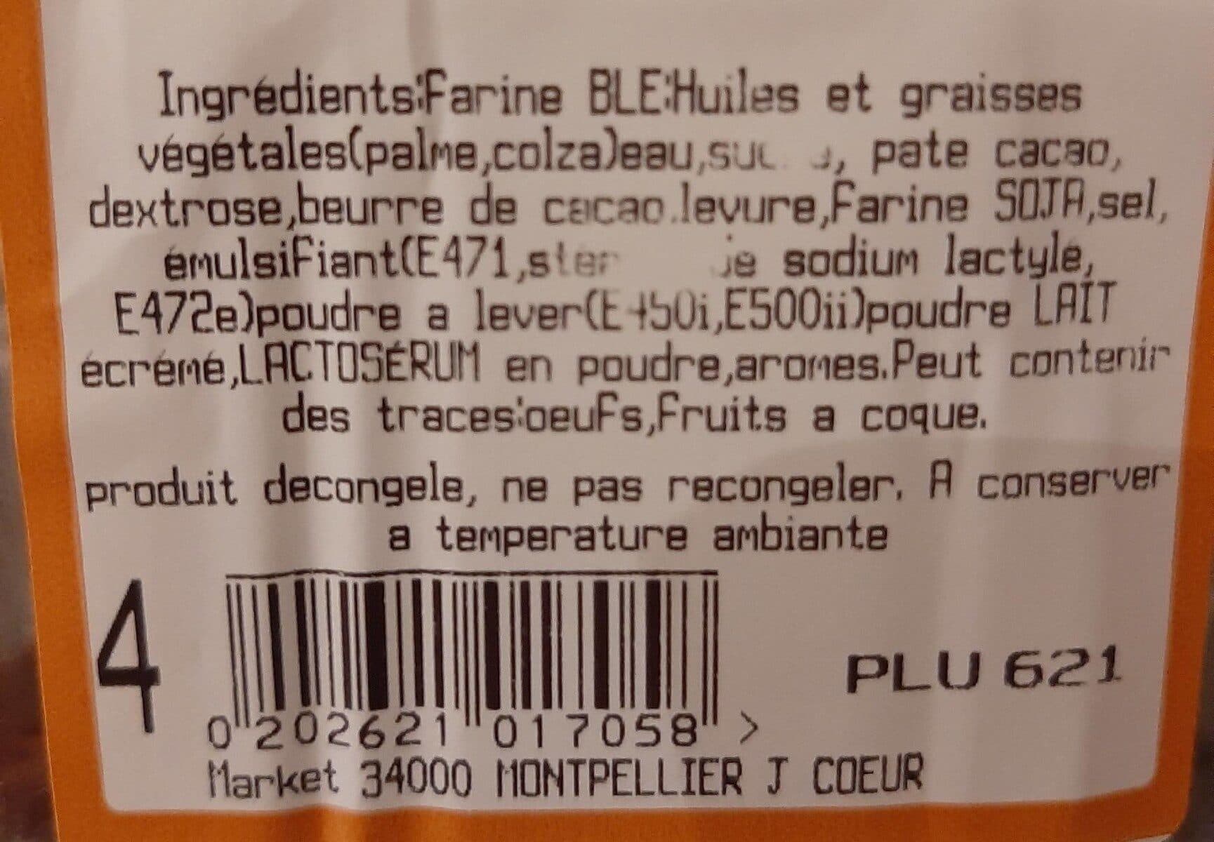 Open Food Facts Doony's chocolat packshot