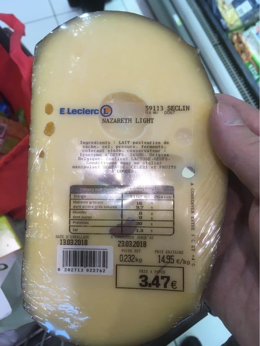 Open Food Facts Nazareth light packshot