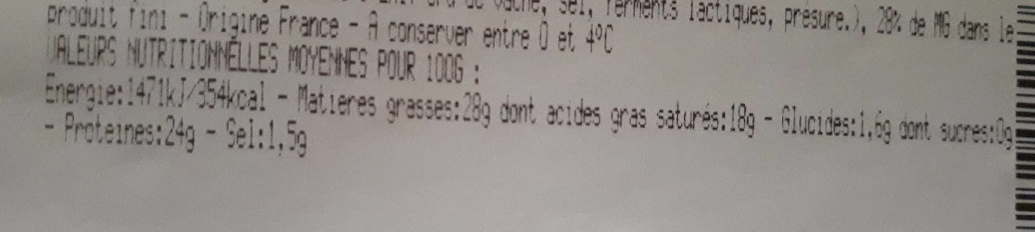 Open Food Facts Tomme de montagne packshot