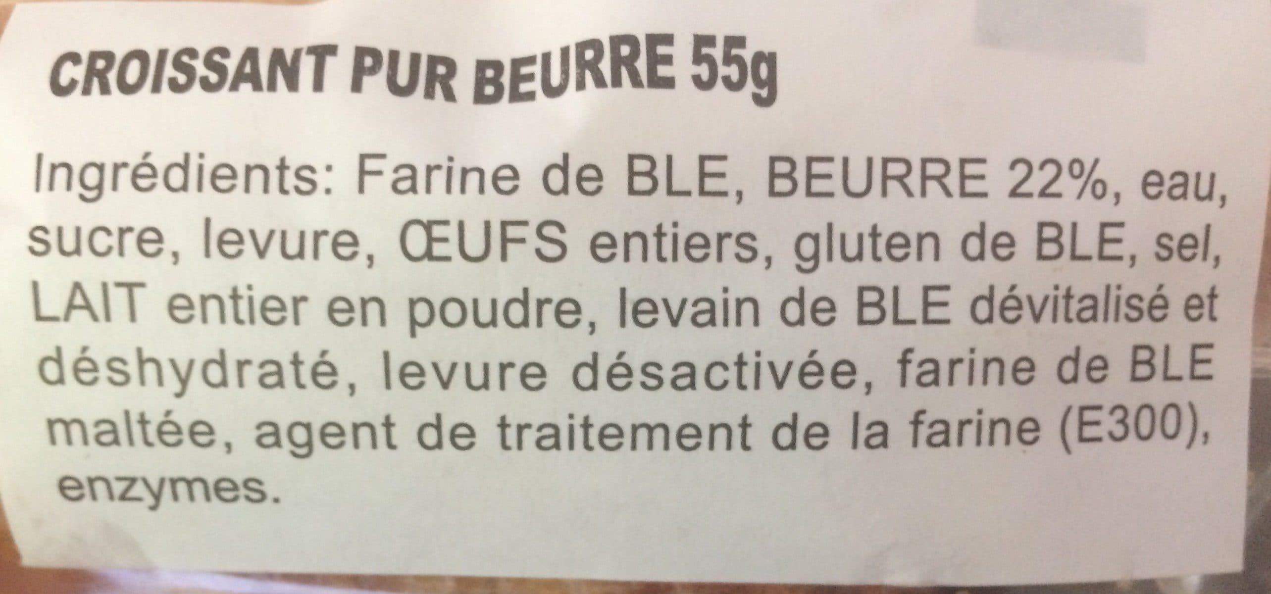 Open Food Facts Croissant pur beurre packshot