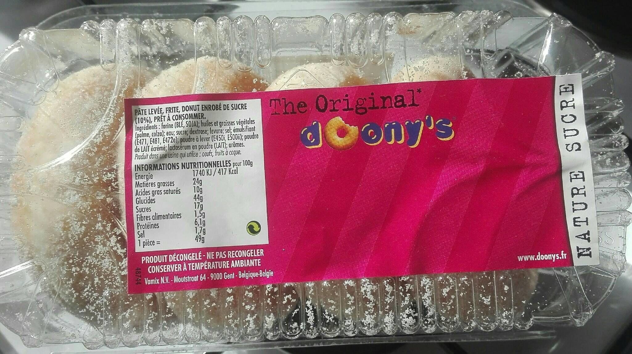Open Food Facts Donut nature sucré packshot