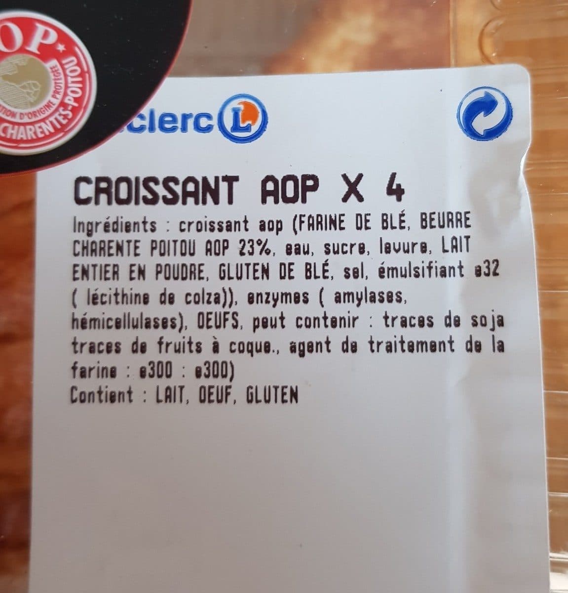E.Leclerc Croissant packshot