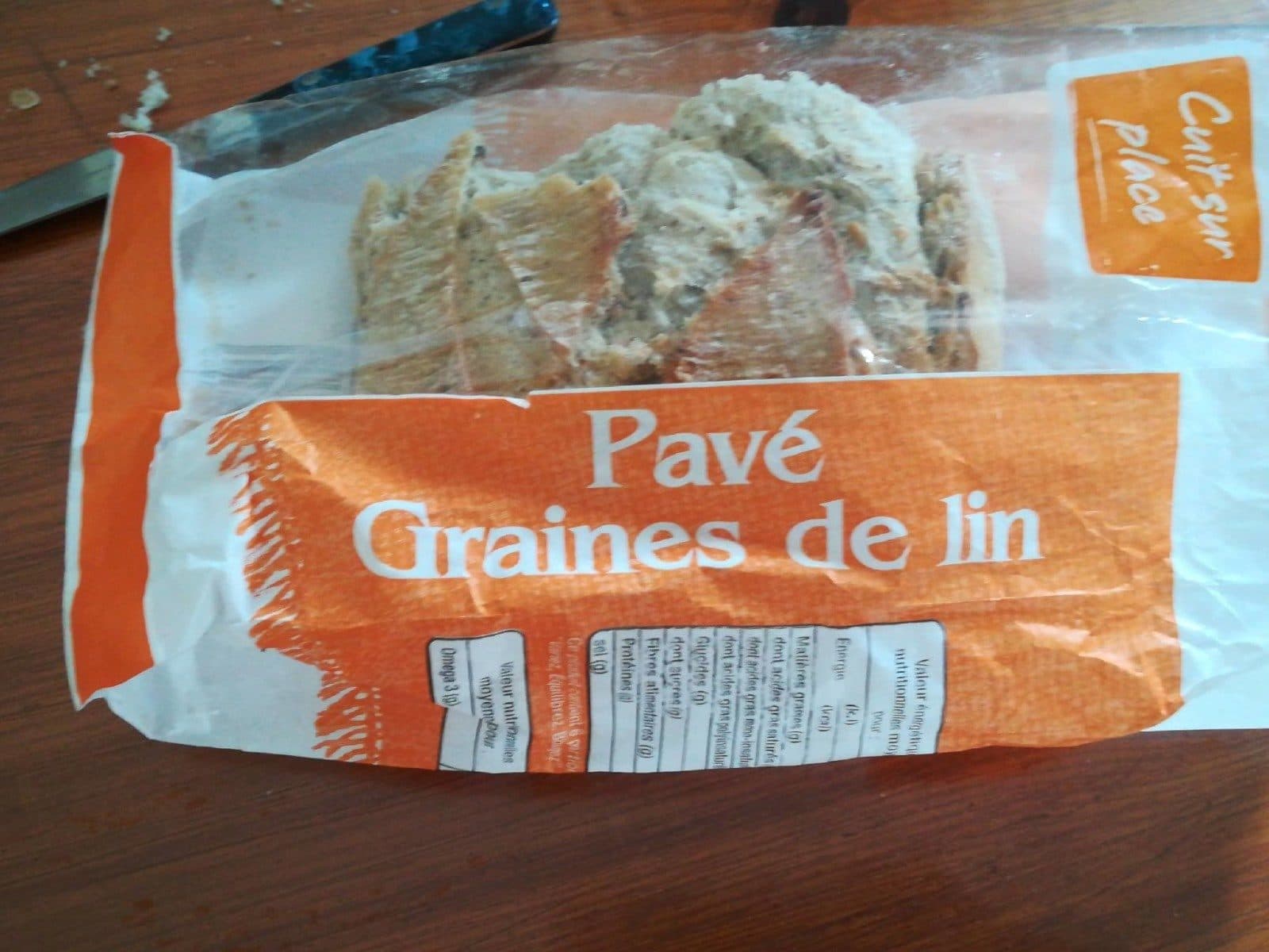 Open Food Facts Pavé de graines de pin packshot