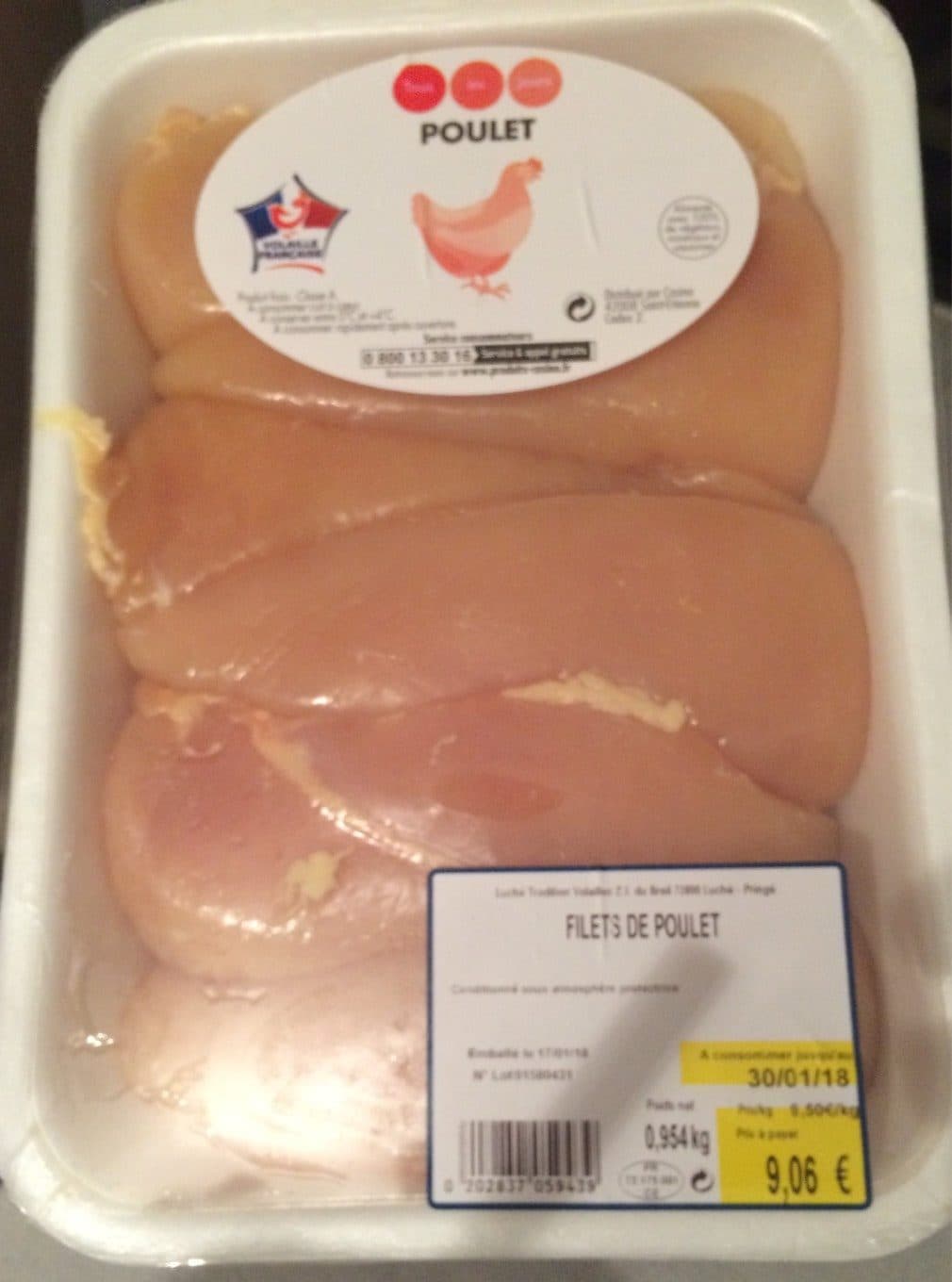 Tous Les Jours Filets de poulet packshot