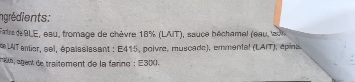 Open Food Facts tartine chèvre packshot