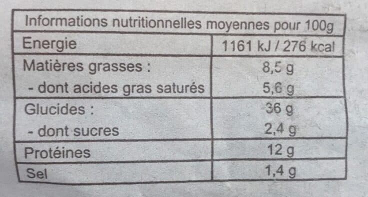 Open Food Facts tartine chèvre packshot