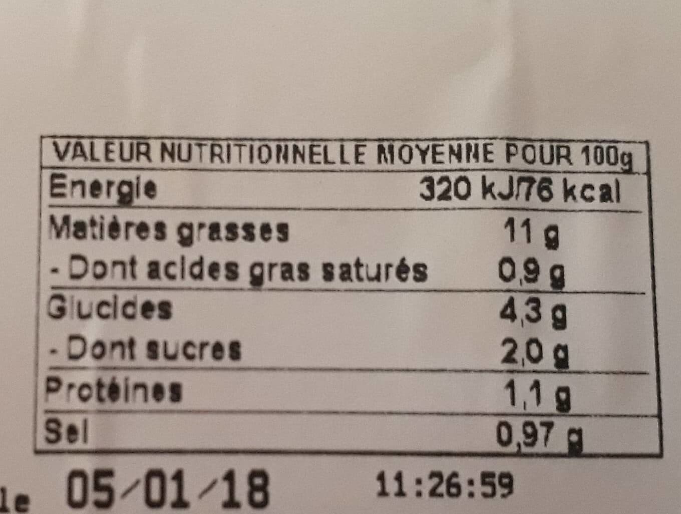 Leclerc Carotte râpée packshot