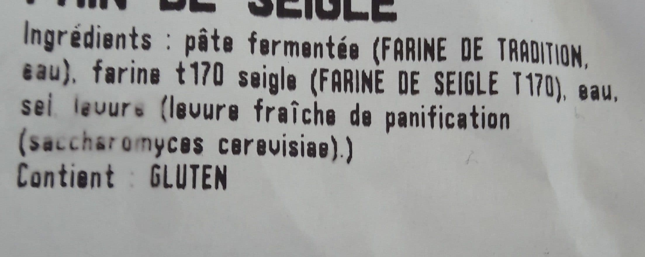 Open Food Facts Pain de seigle packshot