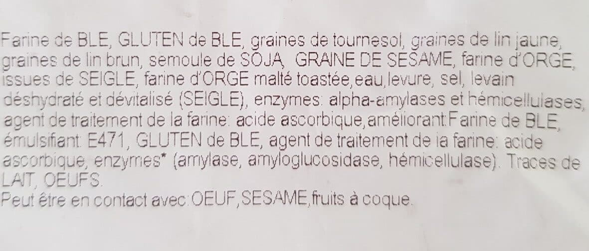 Open Food Facts Pain nordik packshot