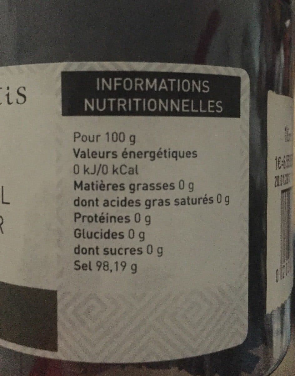 Open Food Facts Cristaux de sel pyramide noir de chypre packshot