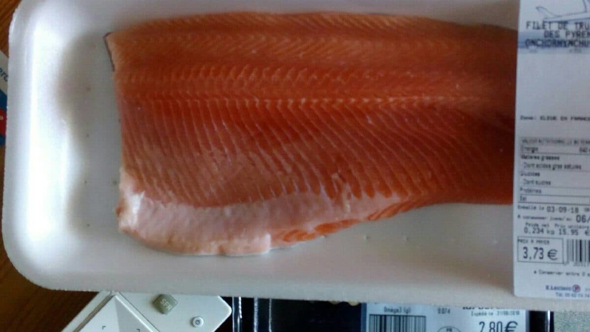 Open Food Facts Filet de truite pare des Pyrénées packshot
