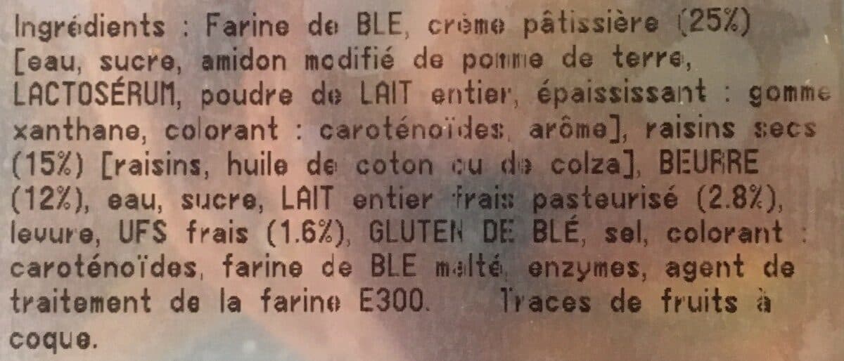 Open Food Facts Pains aux raisins packshot