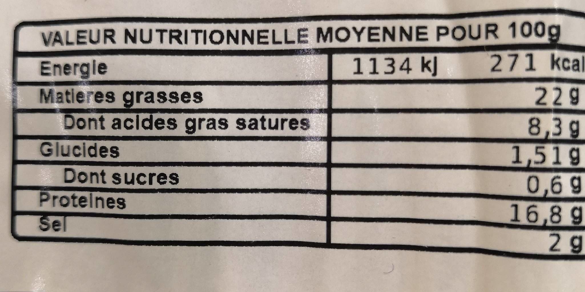 Open Food Facts Poitrine salée packshot