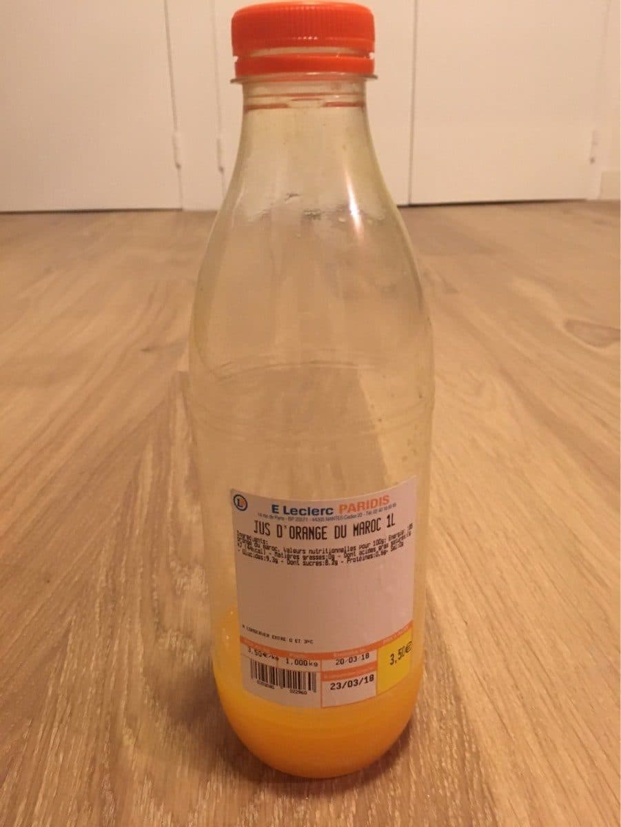 Open Food Facts Jus d'orange du maroc packshot