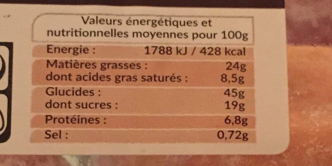 Open Food Facts Mini beignets fourres au chocolat noisette packshot