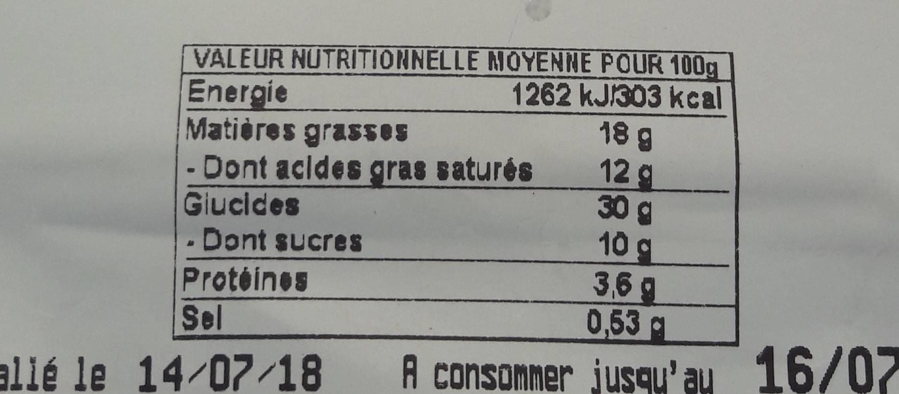 Open Food Facts Chausson aux pomme x2 packshot