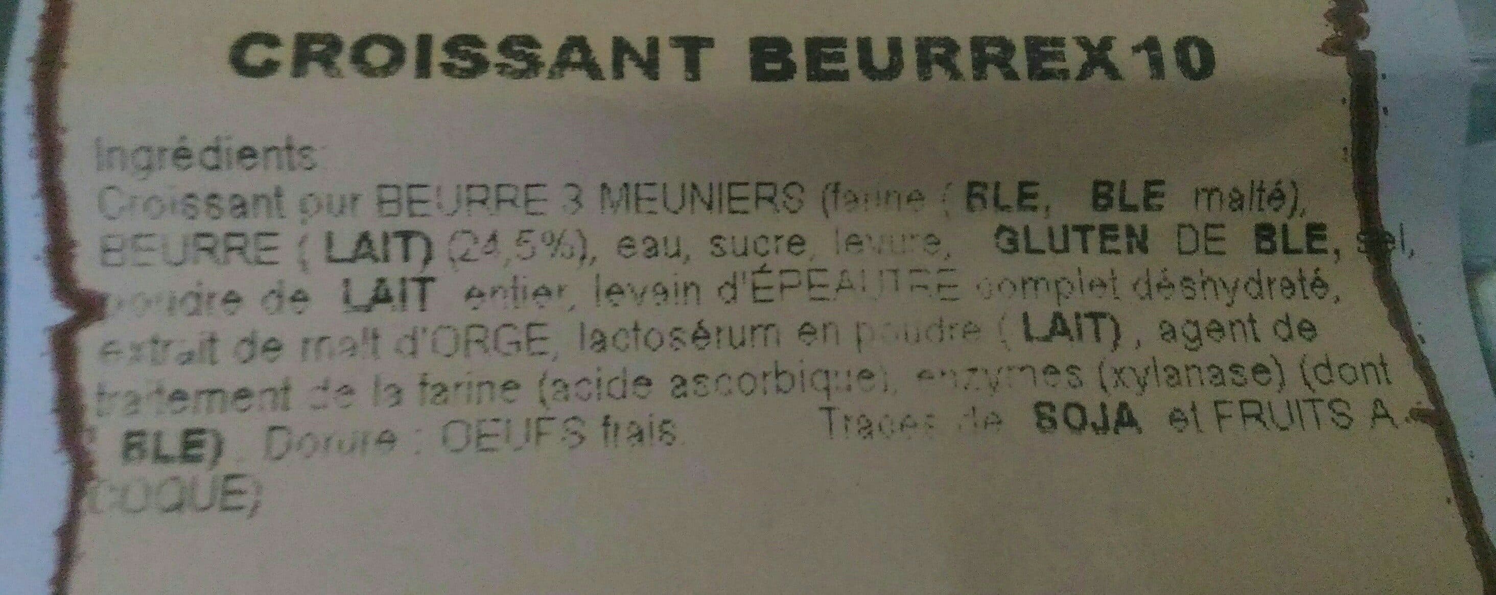 Open Food Facts Croissant beurre packshot