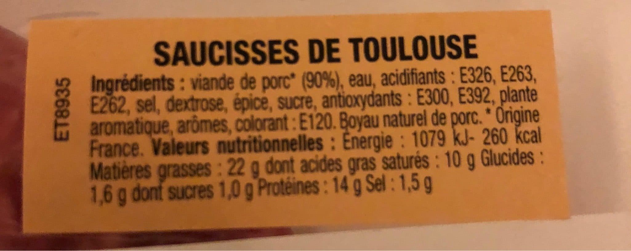 Casino Saucisse type Toulouse packshot