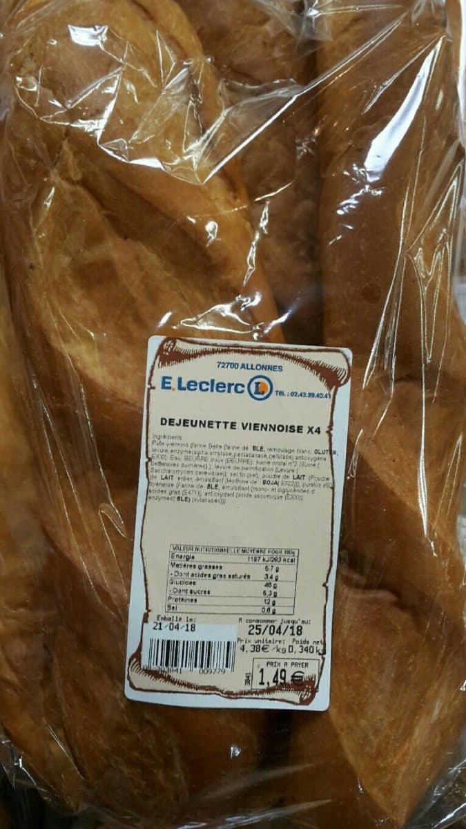 Open Food Facts Déjeunette viennoise packshot
