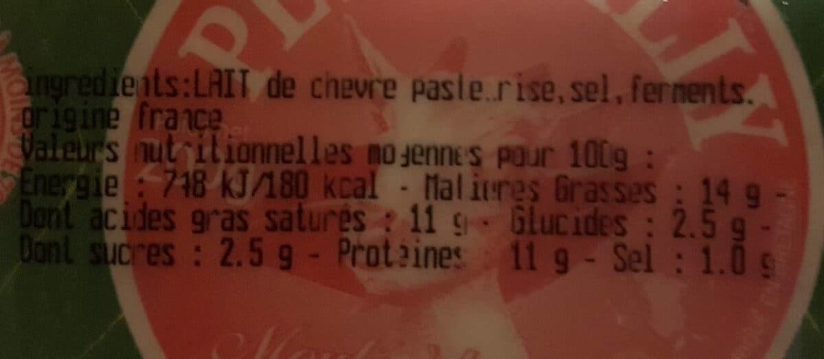 Open Food Facts Petit Billy packshot