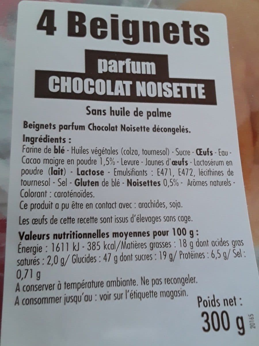 Open Food Facts Beignet chocolat packshot
