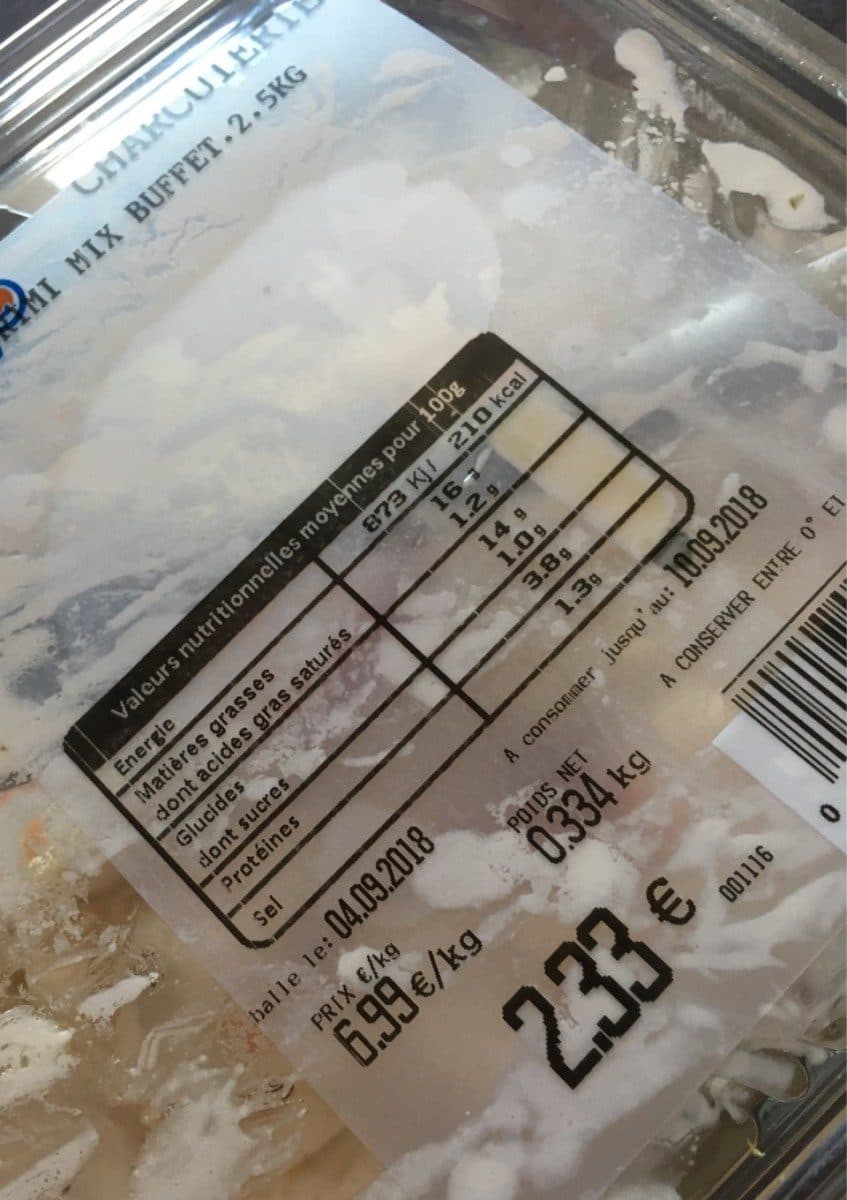 Open Food Facts Tagliat surimi mix buffet packshot
