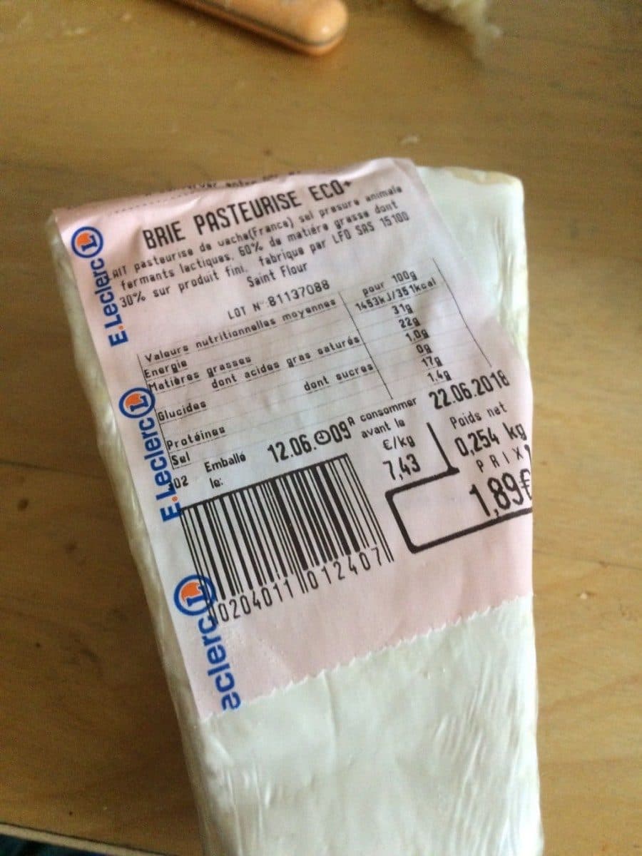 Open Food Facts Beue pasteurise packshot