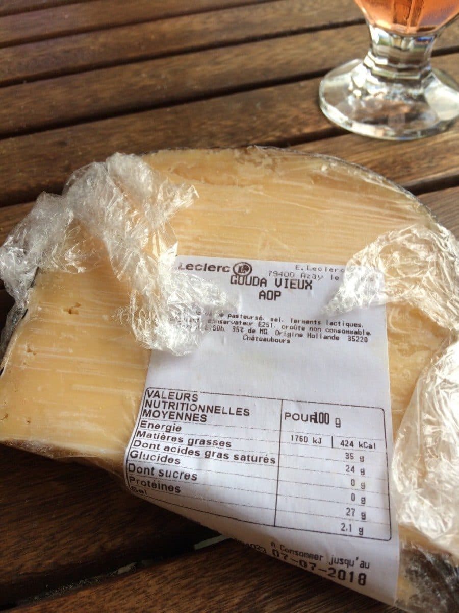 Open Food Facts Gouda vieux packshot