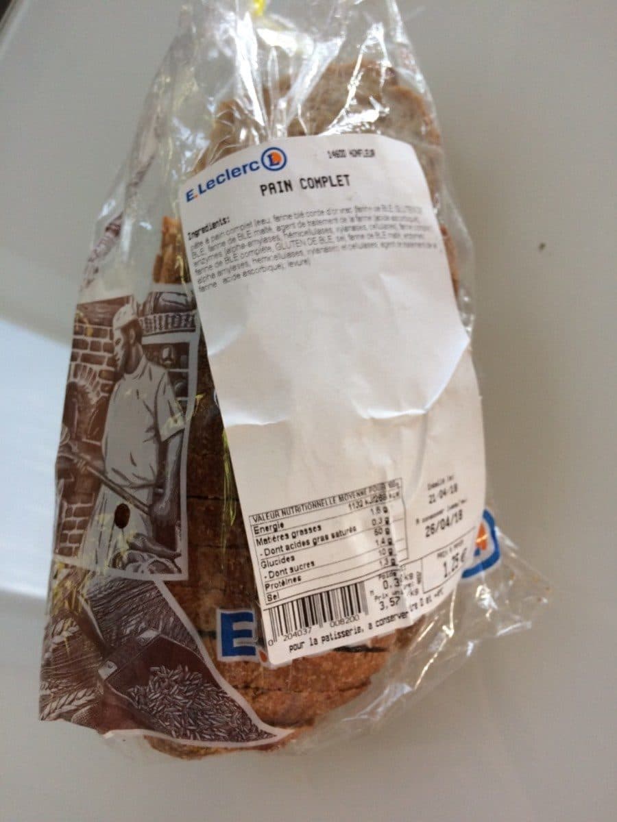 Open Food Facts Pain complet packshot