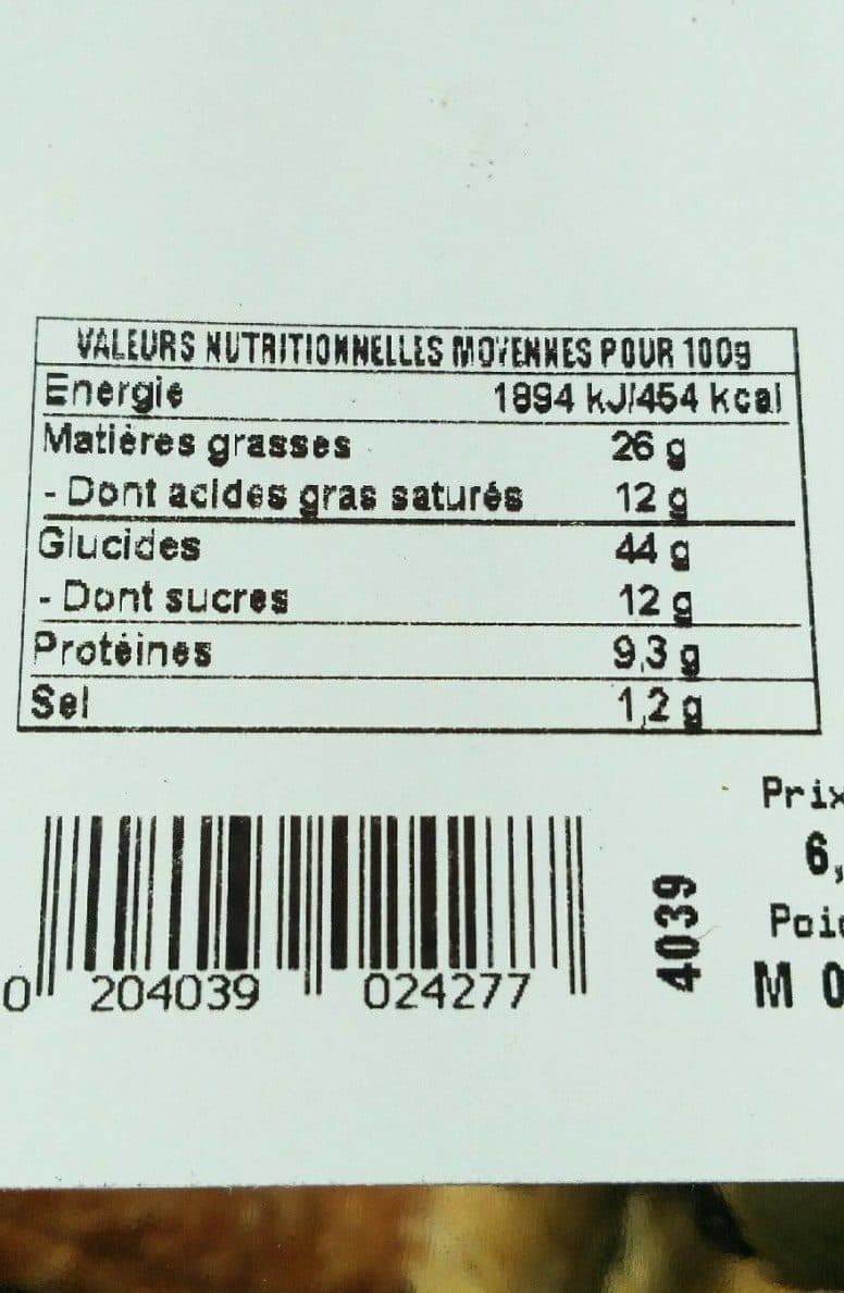 Open Food Facts Pain chocolat tournesol x10 packshot