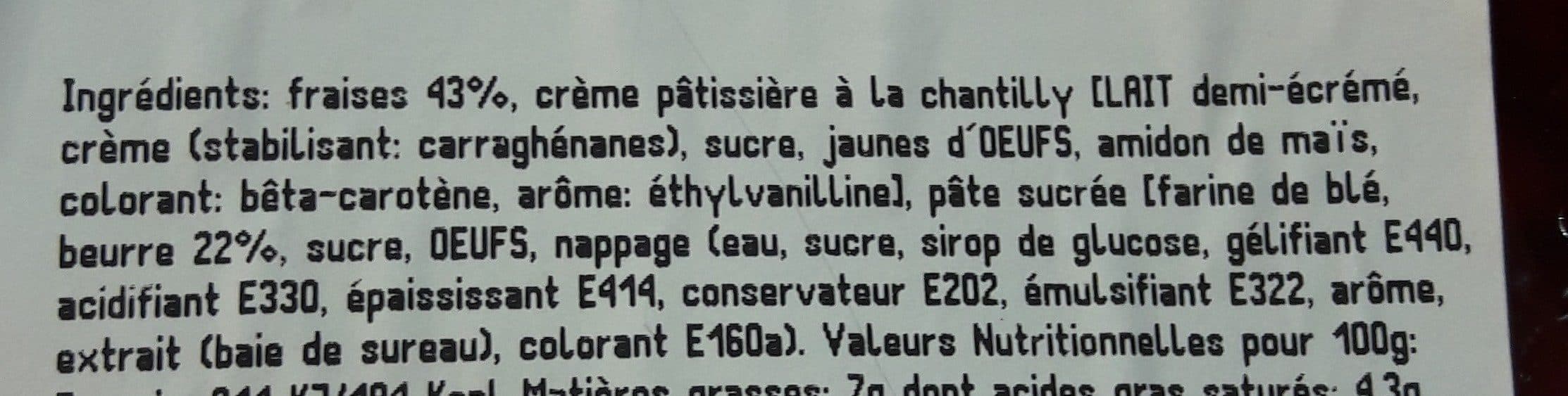 E.Leclerc Tarte fraise packshot