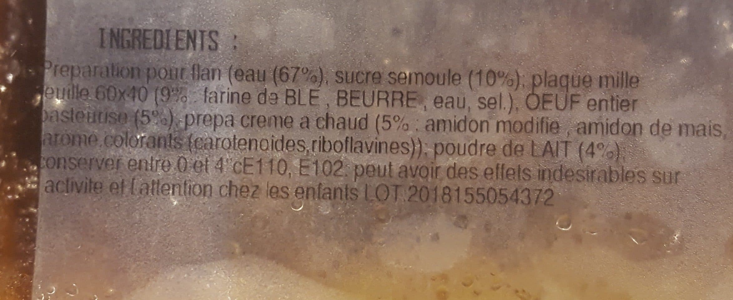 Open Food Facts Flan nature ×2 packshot