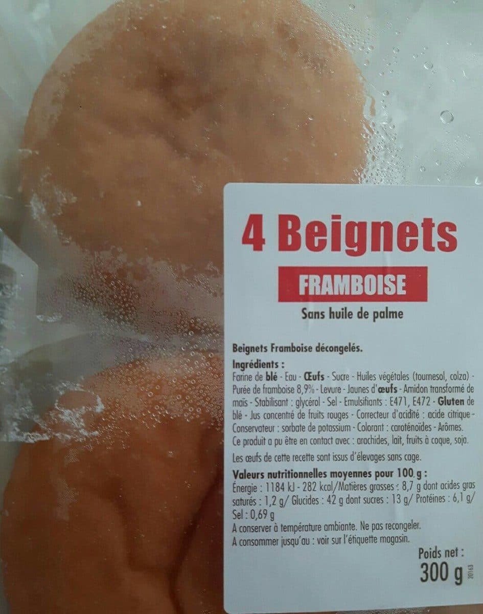 Open Food Facts Beignets framboise packshot