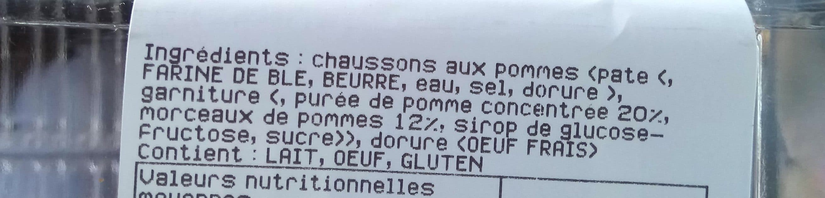 Open Food Facts Chausson au pommes packshot
