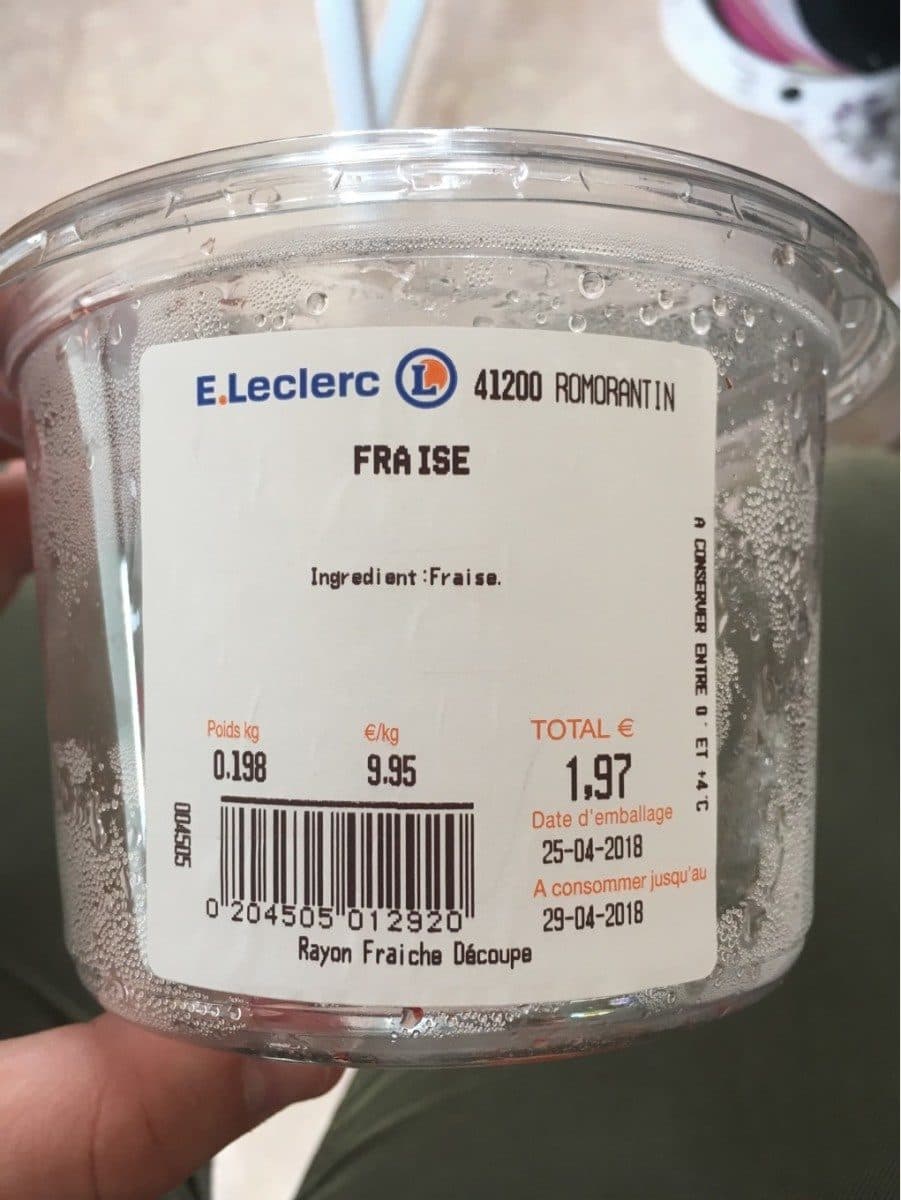 Open Food Facts Fraise packshot