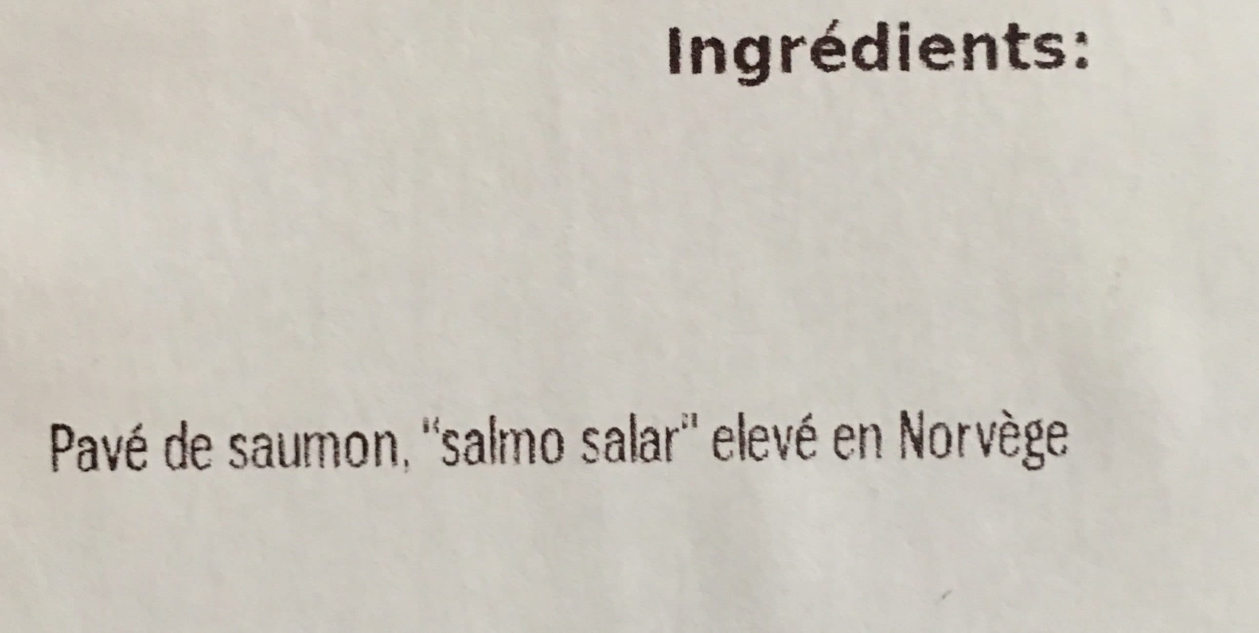 Leclerc Pavé de Saumon packshot
