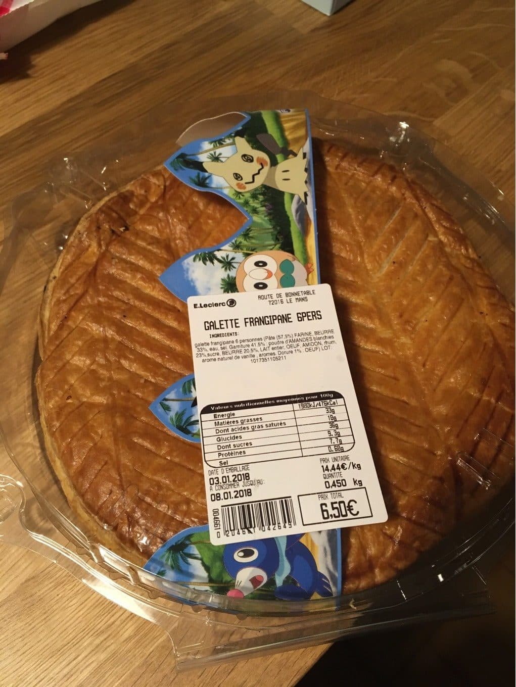 Leclerc Galette frangipane packshot