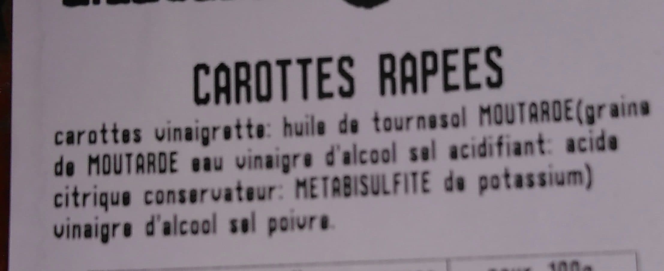Open Food Facts Carottes râpées packshot