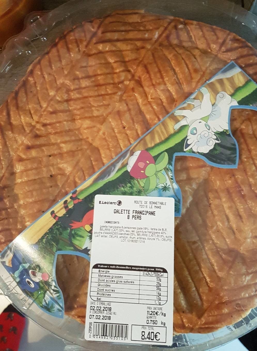 Leclerc Galette frangipane packshot