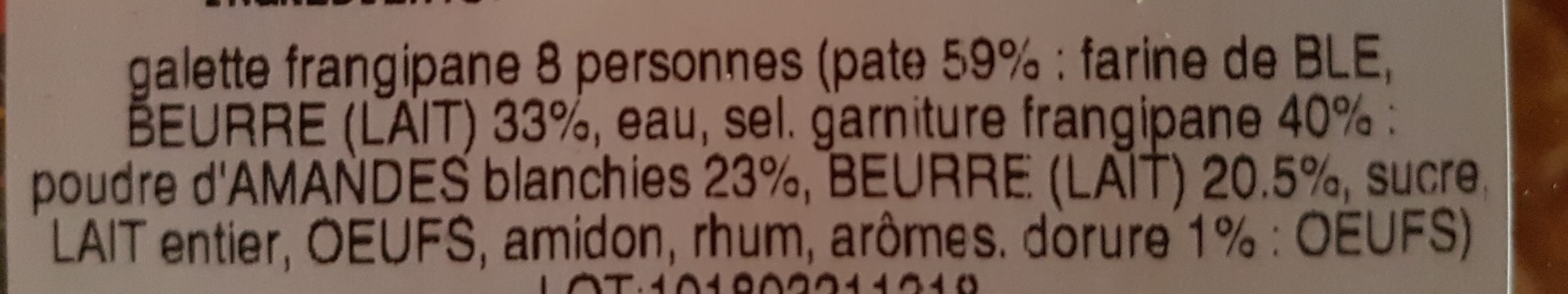 Leclerc Galette frangipane packshot