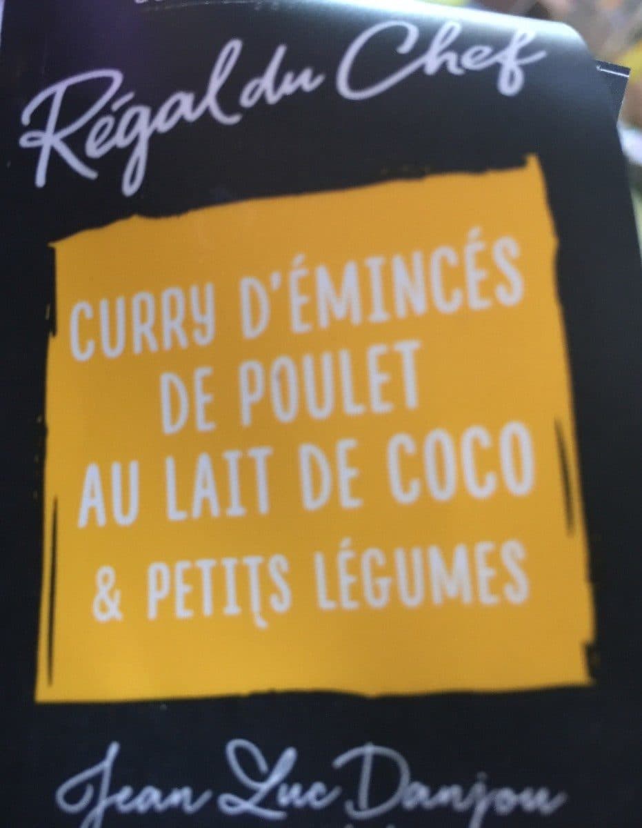 Open Food Facts Curry d'émincés de poulet packshot