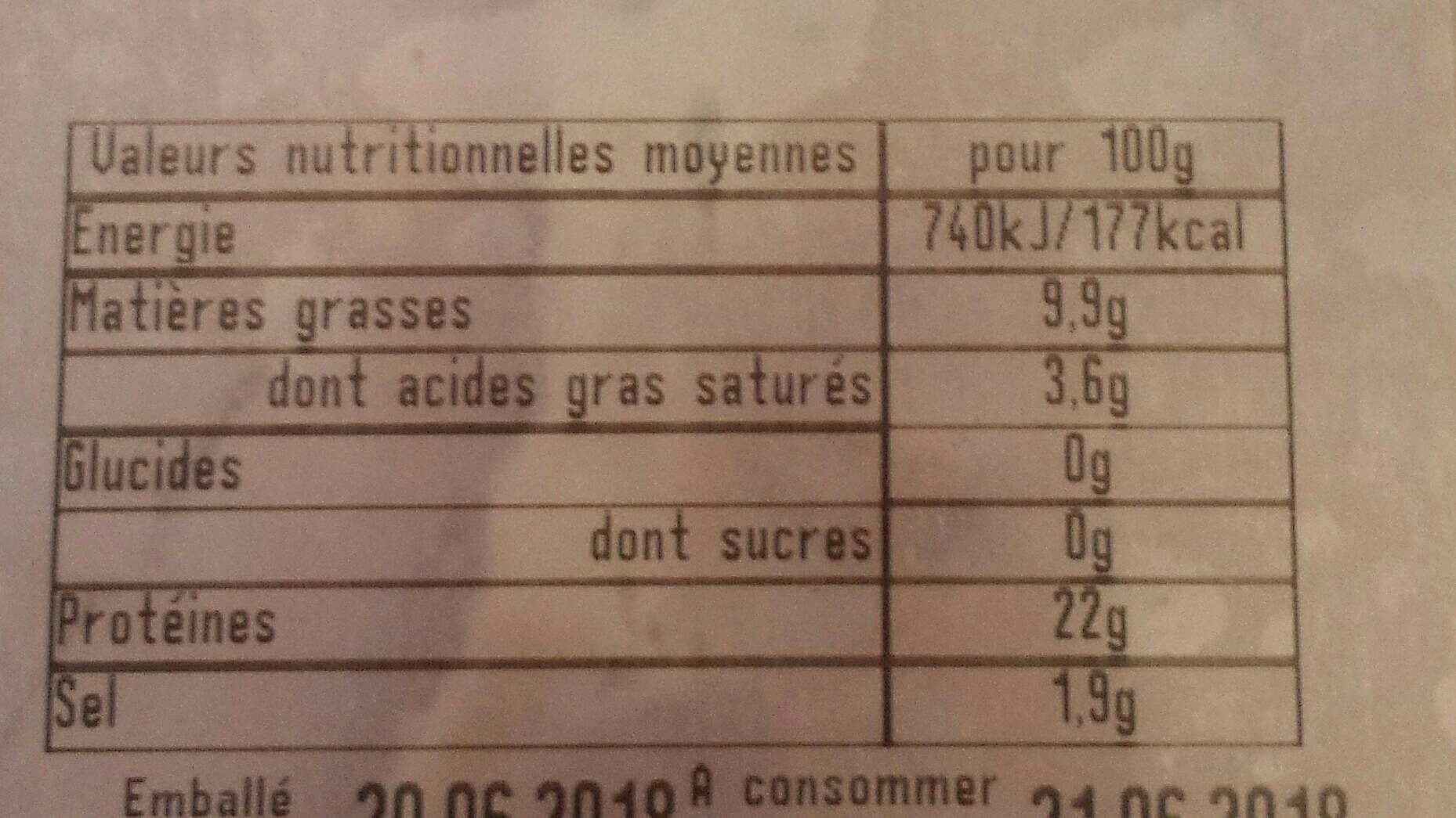 Open Food Facts Petit jambon degouge packshot
