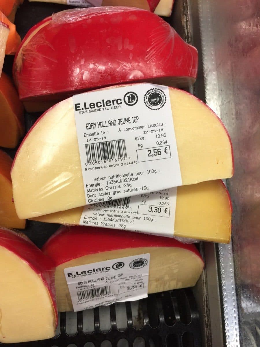 Leclerc Edam holland packshot