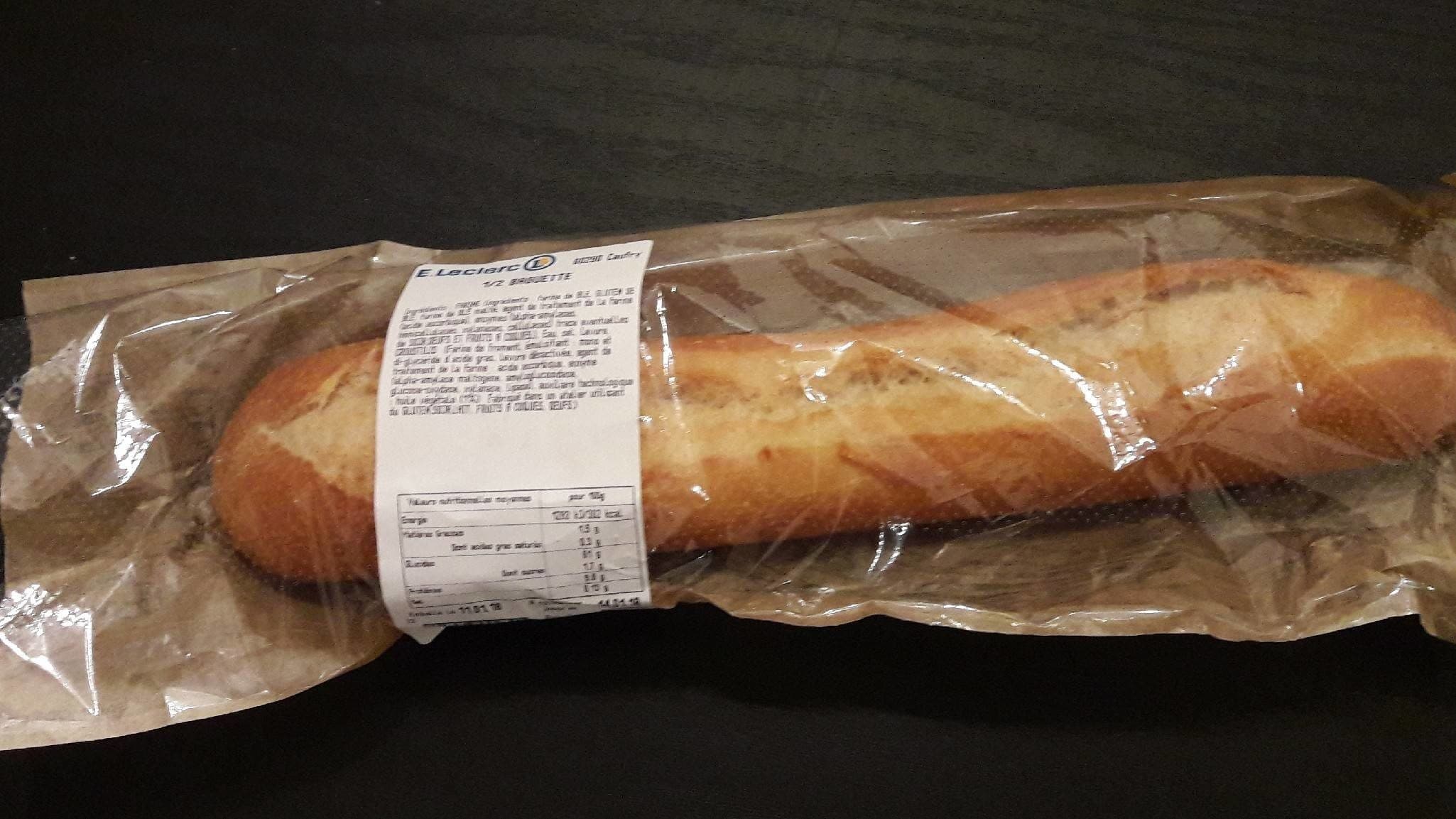 E.Leclerc 1/2 baguette packshot