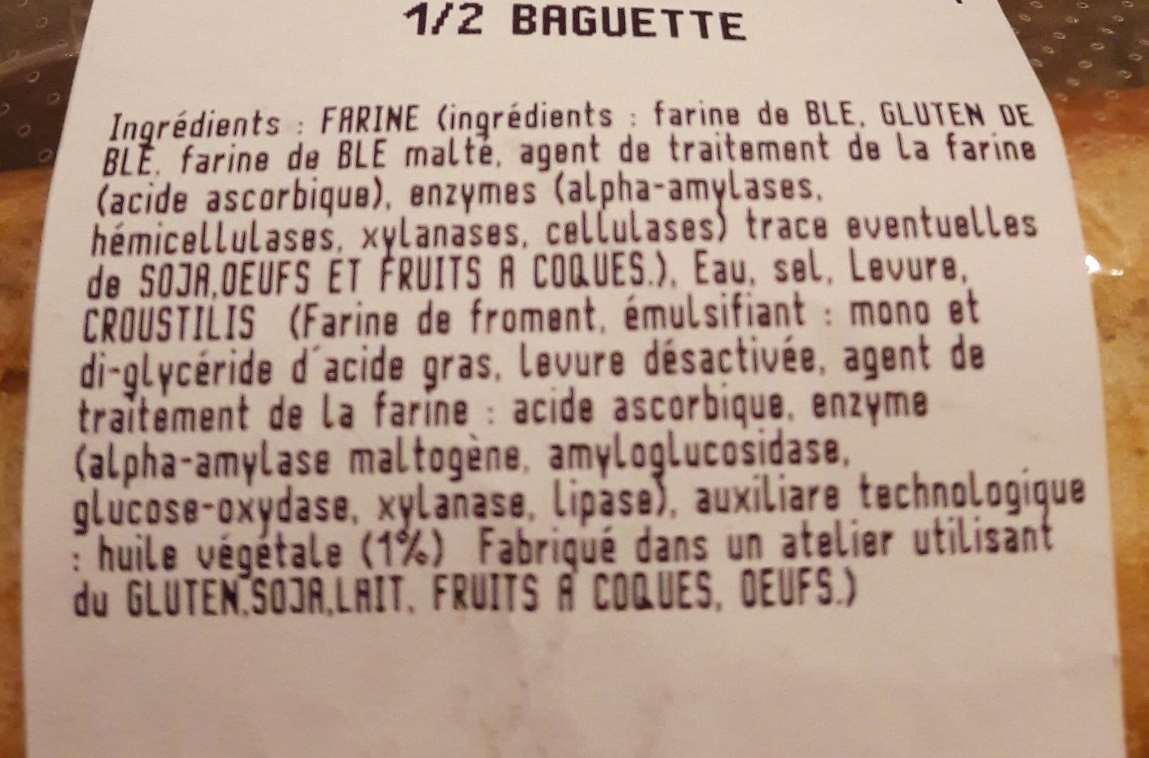 E.Leclerc 1/2 baguette packshot