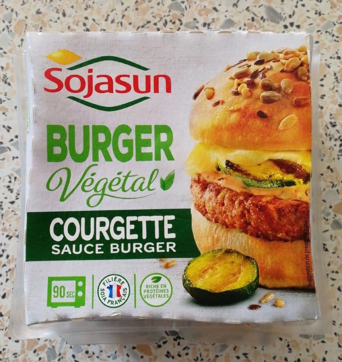 Open Food Facts Burger végétal courgette sauce burger packshot