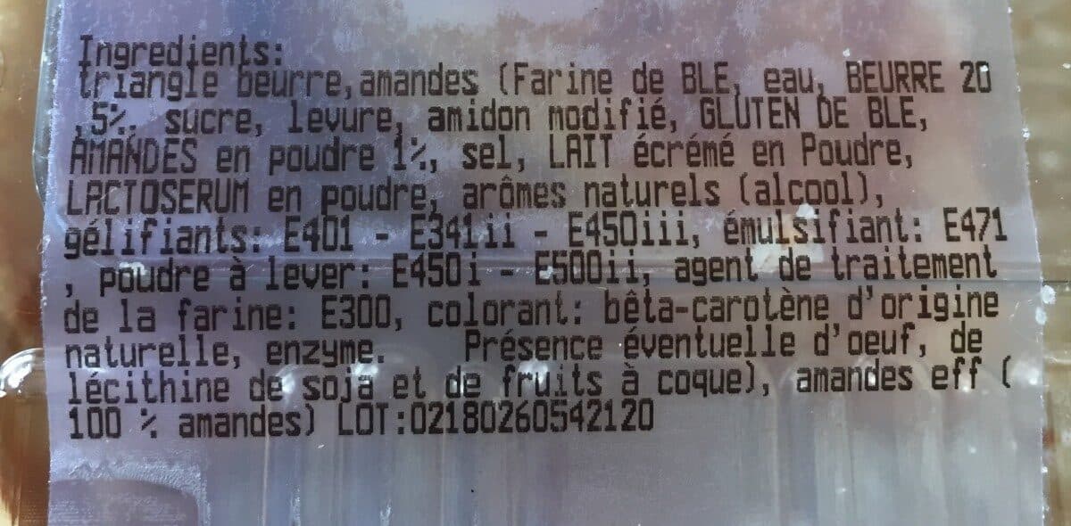 Open Food Facts Triangles amandes x3 packshot